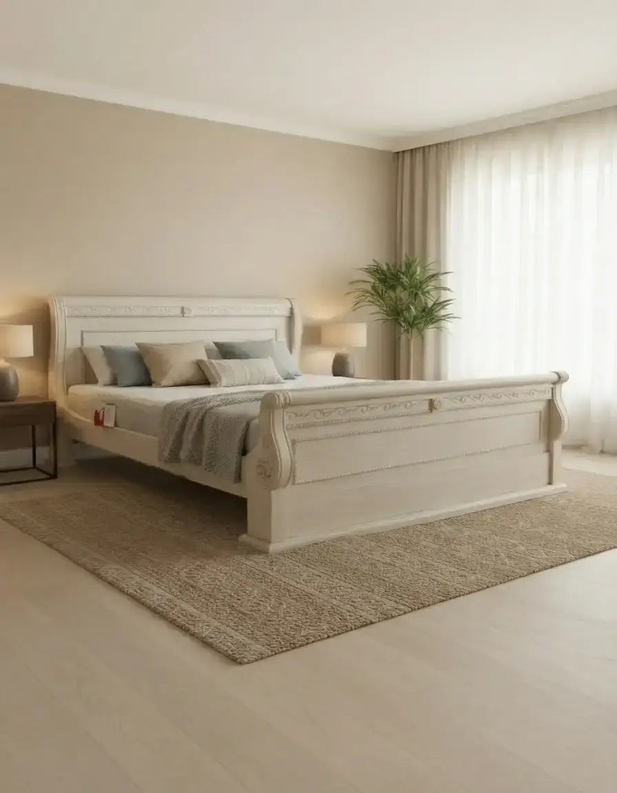 Cama Anastasia 1.40 Grey Wash