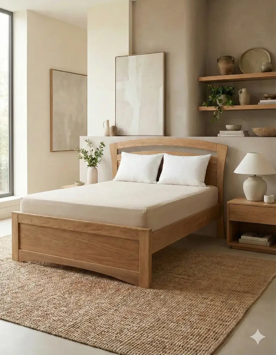 Cama Fiorella 140 Acabado Natural