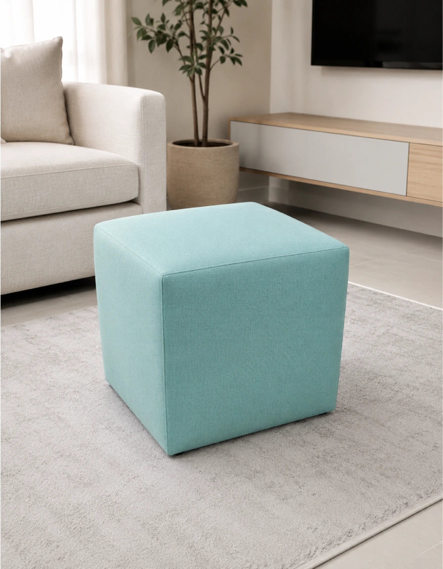 Puff Descansapie Color Tribeca Aqua