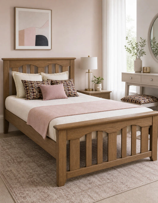 Cama Romance 100x190 Natural