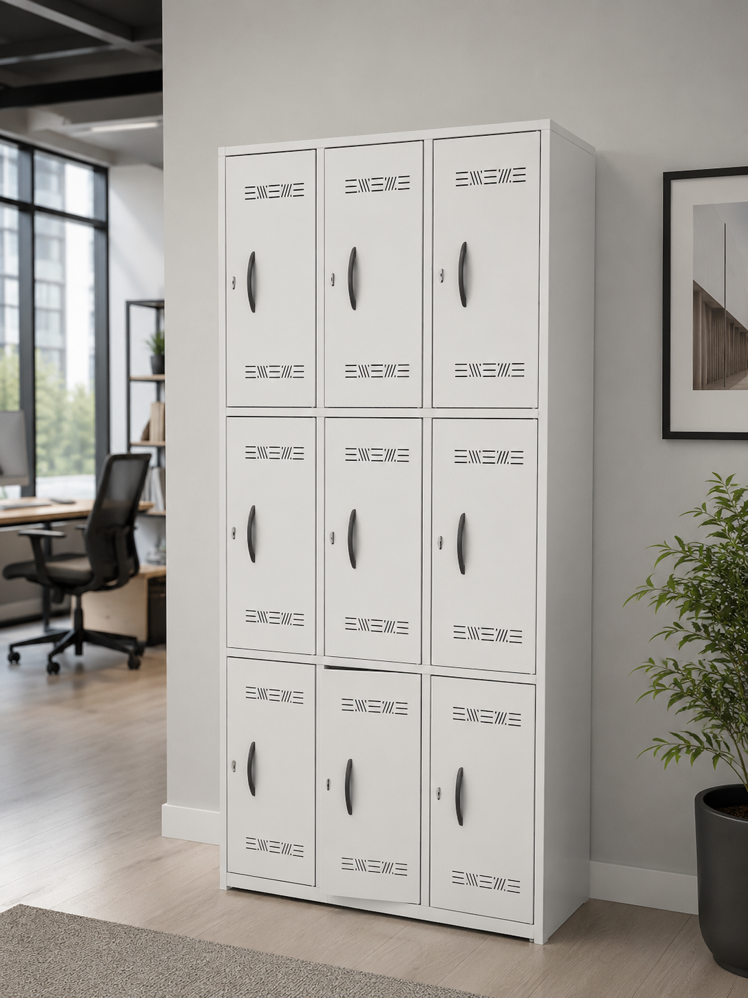 Locker 9Pts 180x86x30 3 Columnas