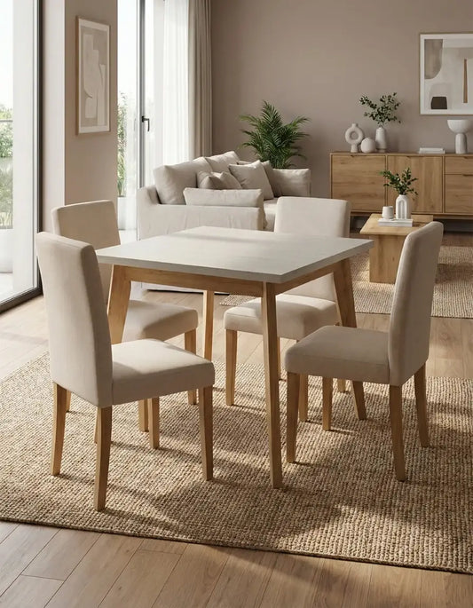 Comedor Winsor 4 Puestos 120 Teka Natural