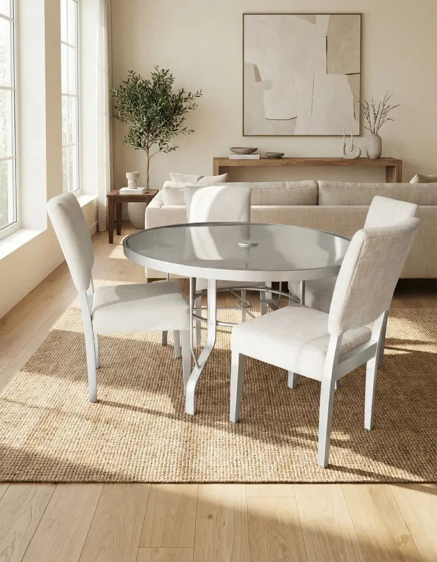 Comedor Metalico 1.20m Aluminio