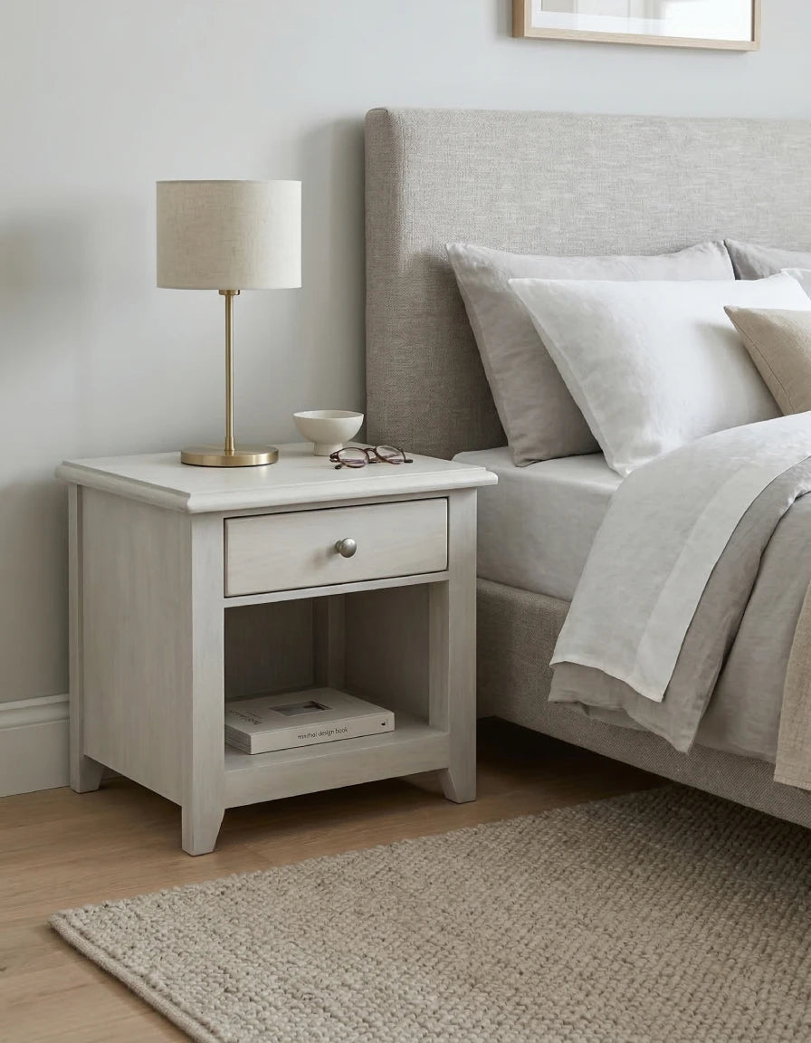 Nochero Romance 1 Gaveta Grey Wash