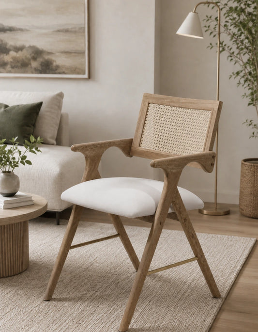 Silla Comedor Bardot con Esterilla Natural