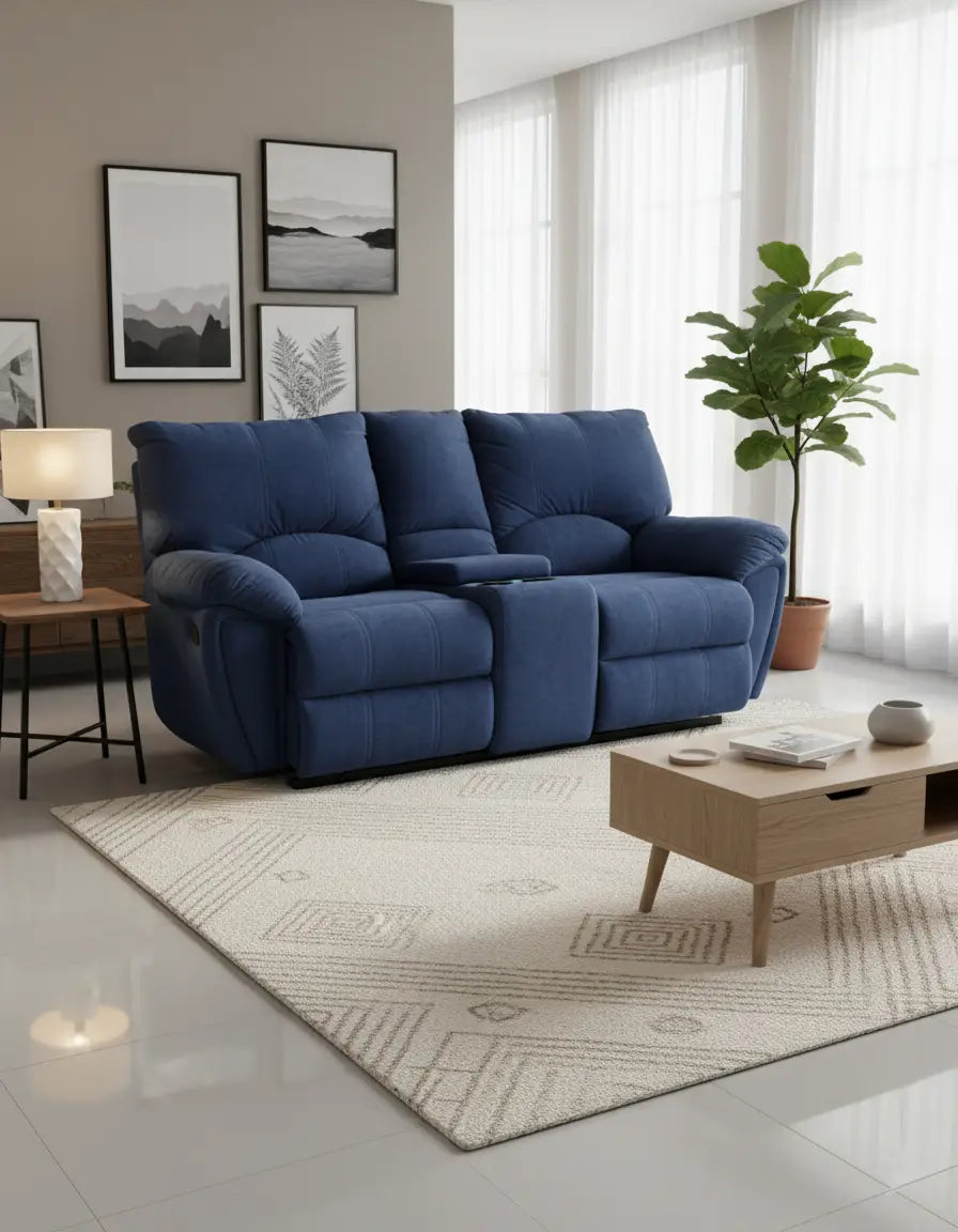 Sofá 2 Puestos Nápoles 0CJ + Consola