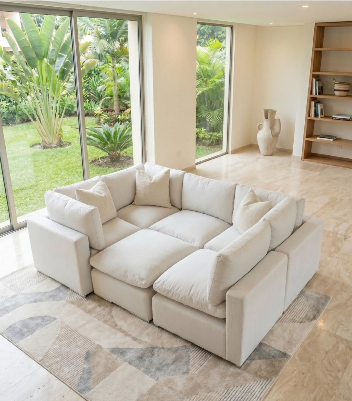 Sala en L 6 Puestos Orión